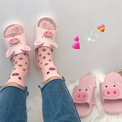 Cute pink pig slippers YV42154