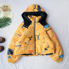 Japanese childish  print jacket YV40775