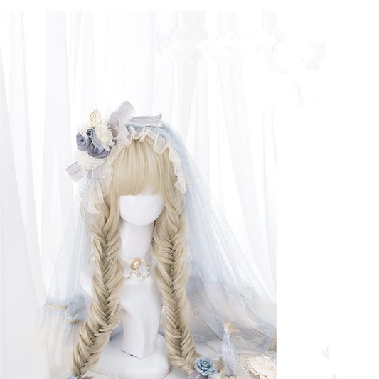Wave roll long curly hair wig YV41089