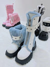 Lapel thick-soled snow boots yv31395