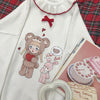 Cute bear and bunny knitted top YV43487