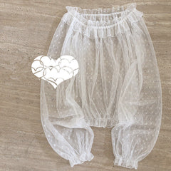 Lolita chiffon lace transparent mesh top yv42052