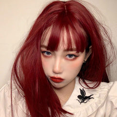 lolita wine red wig yv42750