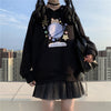 Cute planet bear sweater + pleated skirt suit yv43434