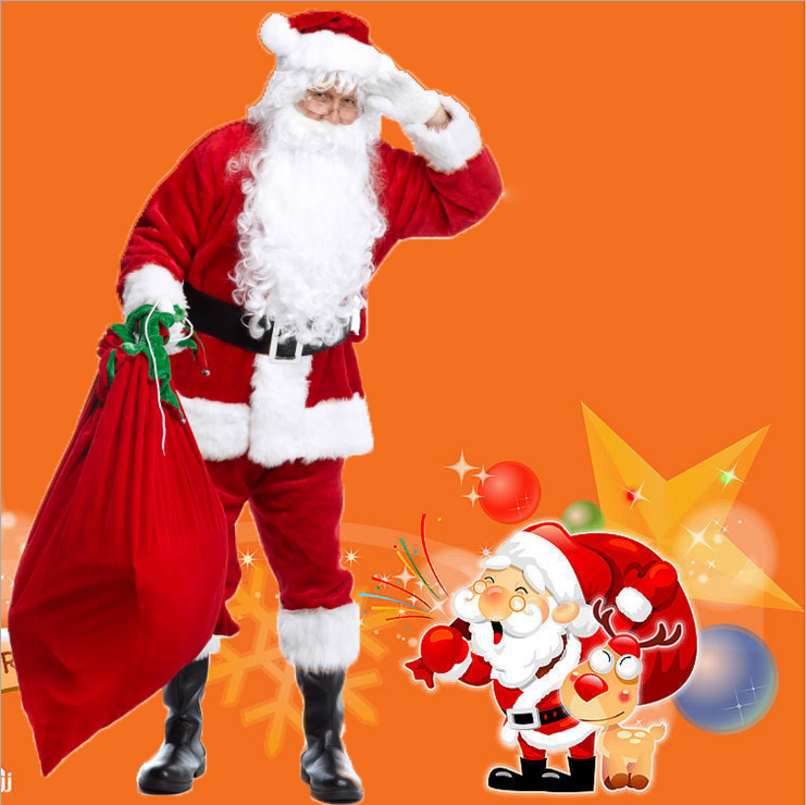 Cosplay Santa Claus suit yv46025