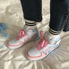 Japanese Harajuku color matching shoes yv42060