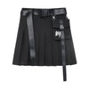 High waist plaid skirt yv42078