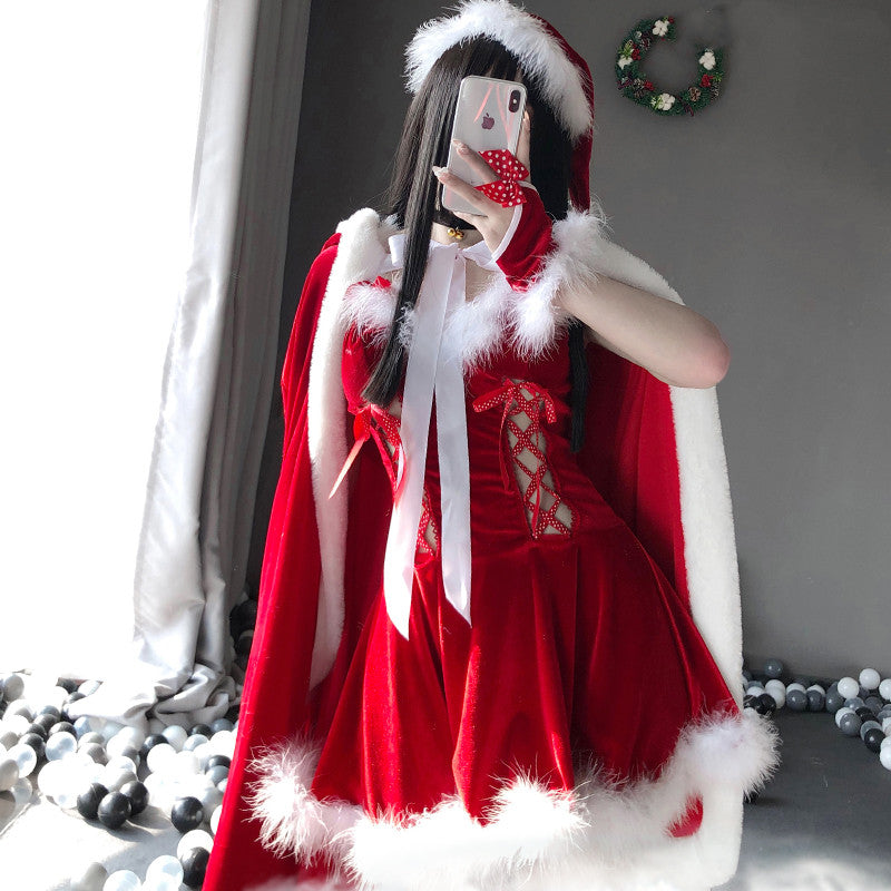 Sexy Christmas cos maid outfit yv30397