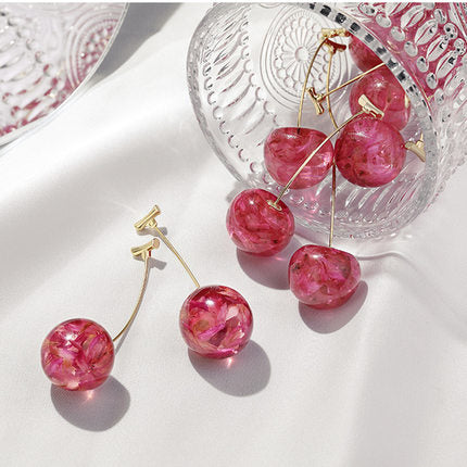 Cute cherry earrings yv30997