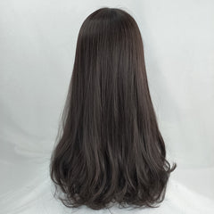 Black Brown Long Curly Hair Wig YV43688