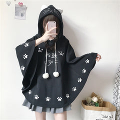 Cute cat embroidered coat YV40959