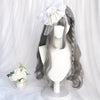 lolita granny grey long wig yv42820