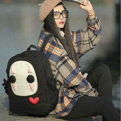 Cute faceless male backpack yv82954