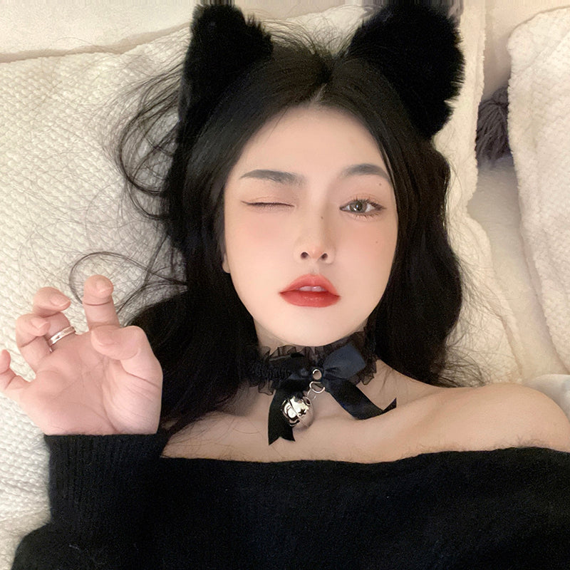 Cat ears headband + collar yv31333 – Youvimi