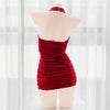 Christmas red sexy dress yv30505