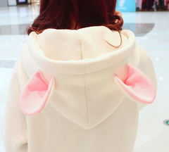 Cute kawaii cartoon ear hoodie fleece  YV17513