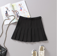 High waist college wind tennis pleated skirt YV224