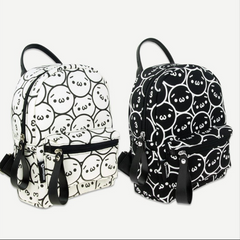 Beige/Black Emoji Backpack YV2046