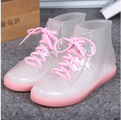 Candy Color Transparent Rain Boots YV2049
