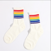 Color stripe black and white stockings YV518