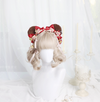 Khaki short roll Lolita cute wig YV40030