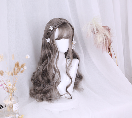 Lolita partial long curly hair wig YV40156