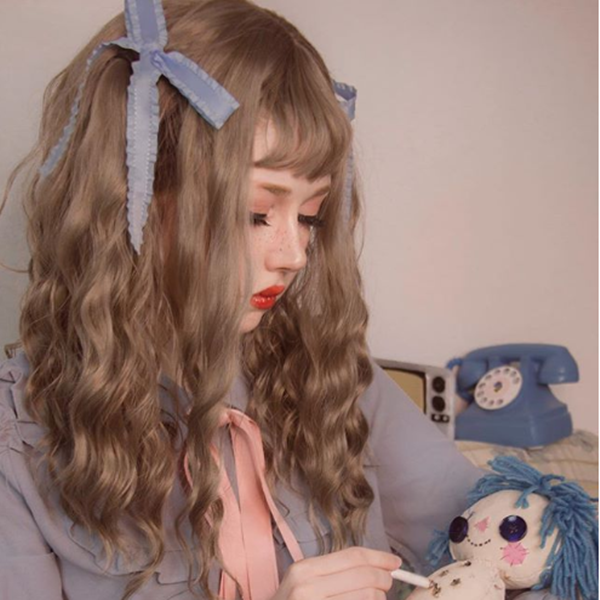 Review For Lolita Fashion Linen Gray Wig YV2451
