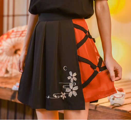Japanese cherry blossom skirt YV40199