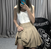 high waist pleated skirt YV40313