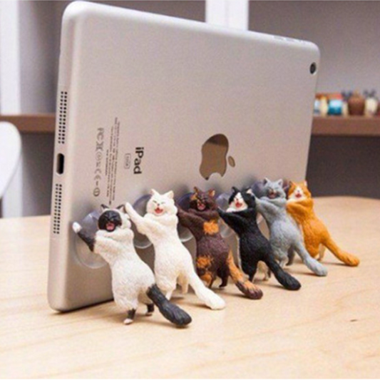 Cute cat sucker phone holder YV40385
