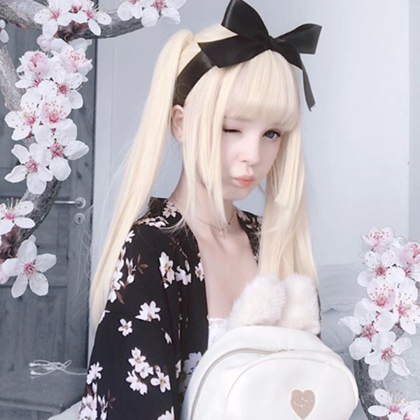 Review For Double Ponytail Lolita Daily Wig YV2462