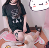 Japanese cute cat / dog T-shirt YV40415