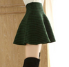 Knitted high waist pleated skirt YV40430
