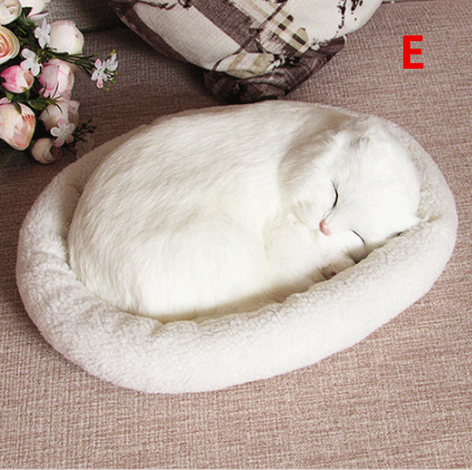 Cute breathing cat plush toy YV40476