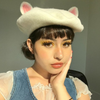 Review For  Cute Handmade Woolen Ear Cap YV16036