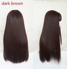 Air bangs long straight wig yv40428