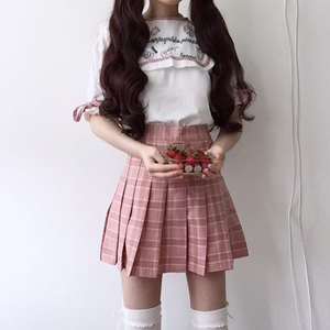 Review For Tall Waist Skirt Princess Pleated Dress Yv163