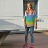 Review For RAINBOW KNIT HIGH NECK SWEATER YV2364