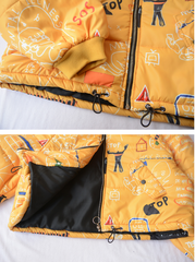 Japanese childish  print jacket YV40775