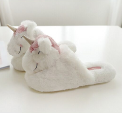 Plush Unicorn Home Cotton Slippers YV40796