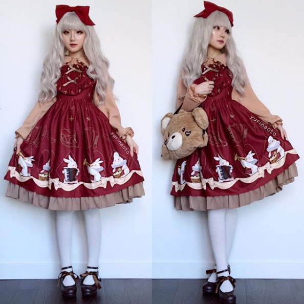 Cute vintage rabbit dress yv40728