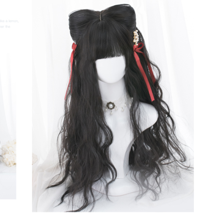 Review For Lolita long roll wig YV41092 main image 1