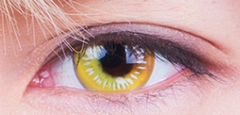 COSPLAY YELLOW(TWO PIECES)CONTACTS LENS YC20751