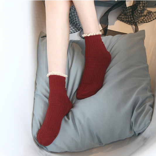 Japanese lace comprehensive socks ï¼? pairsï¼?yv42022