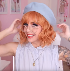 Review For Auspicious Koi And Goldfish Art Berets YV2408 main image 1