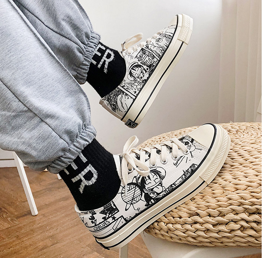 One Piece Canvas Shoes yv42144