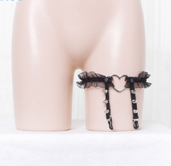 Lace garter clip love leg ring YV42212