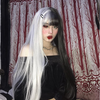 Review For Punk Half Black Half White Long Wig YV40711