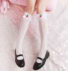 Cute bow lace in stockings yv42280
