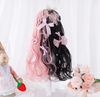 Black pink lolita wig yv42317